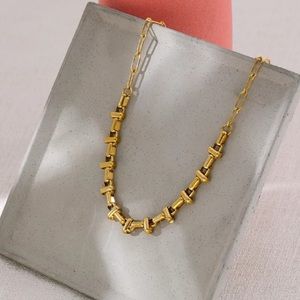 Thick gold plated chain
